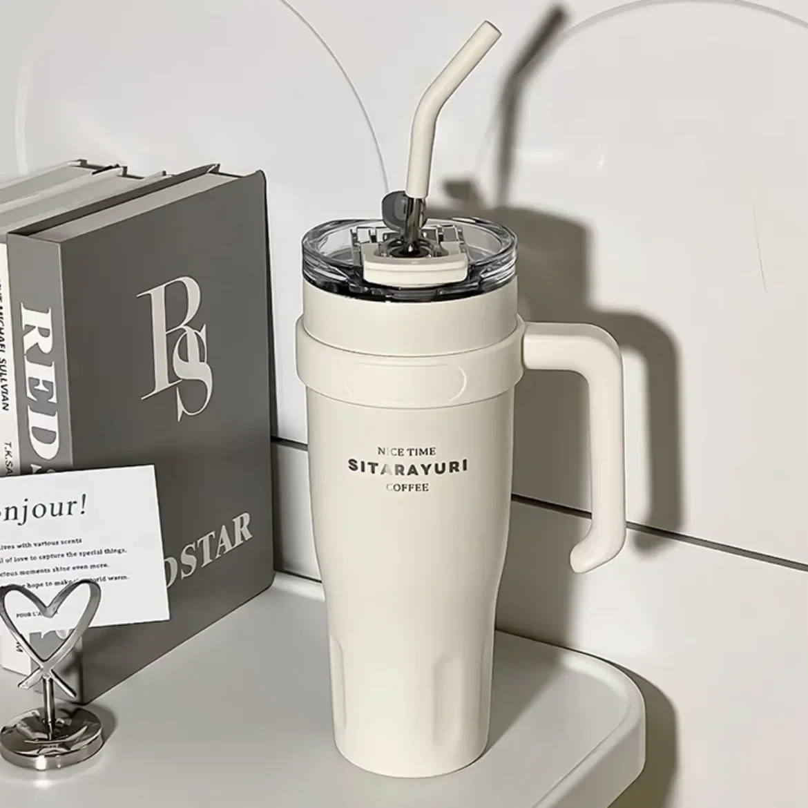 Stainless Steel Car Water Bottle Portable Vacuum Insulated Bottle 1100ML Tumbler with Handle Lid Straw Camping Outdoor Dinkware
Stainless Steel Car Water Bottle Portable Vacuum Insulated Bottle 1100ML Tumbler with Handle Lid Straw Camping Outdoor Dinkware