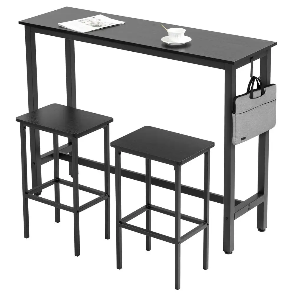 52.7 Industrial Bar Table Set with 2 Stools Counter Height Dining amp Pub Table for Small Spaces, Kitchen, Apartment, Breakfast
52.7 Industrial Bar Table Set with 2 Stools Counter Height Dining amp Pub Table for Small Spaces, Kitchen, Apartment, Breakfast