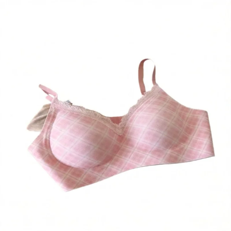 Women Vintage Plaid Seamless Bra Thin Wire Free Push Up Anti Sagging Side Support Small Breast All Season Daily Brassiere HOT
Women Vintage Plaid Seamless Bra Thin Wire Free Push Up Anti Sagging Side Support Small Breast All Season Daily Brassiere HOT