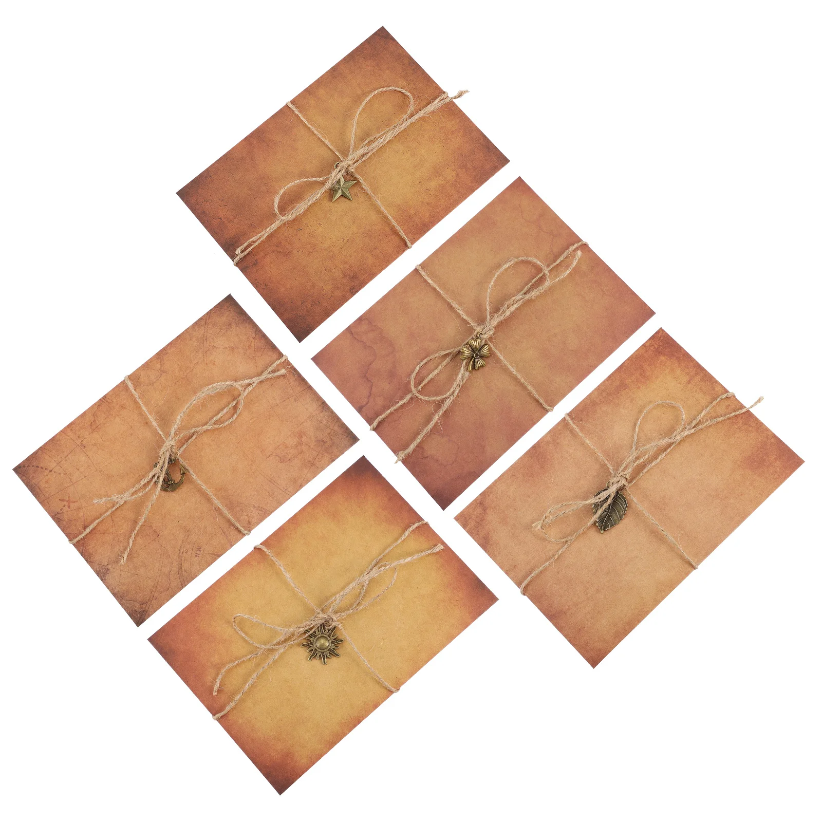 5 set Vintage Letter Paper Set Kraft Envelope For Writing Calligraphy Stationery Blessing Envelope Aged Paper Printing
5 set Vintage Letter Paper Set Kraft Envelope For Writing Calligraphy Stationery Blessing Envelope Aged Paper Printing
