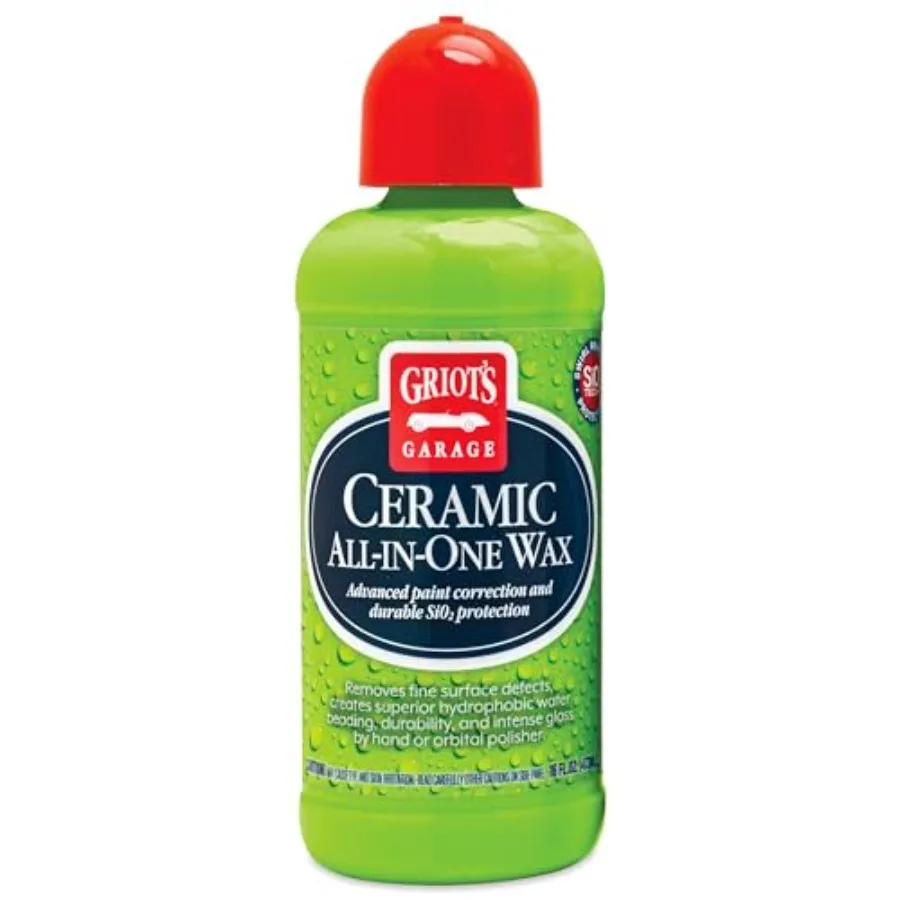 Griot's Garage Ceramic All-In-One Wax for Car Waxing, Trucks, and RVs, Ideal for Defect Removal and Paint Protection, 16 Oz, 10
Griot's Garage Ceramic All-In-One Wax for Car Waxing, Trucks, and RVs, Ideal for Defect Removal and Paint Protection, 16 Oz, 10