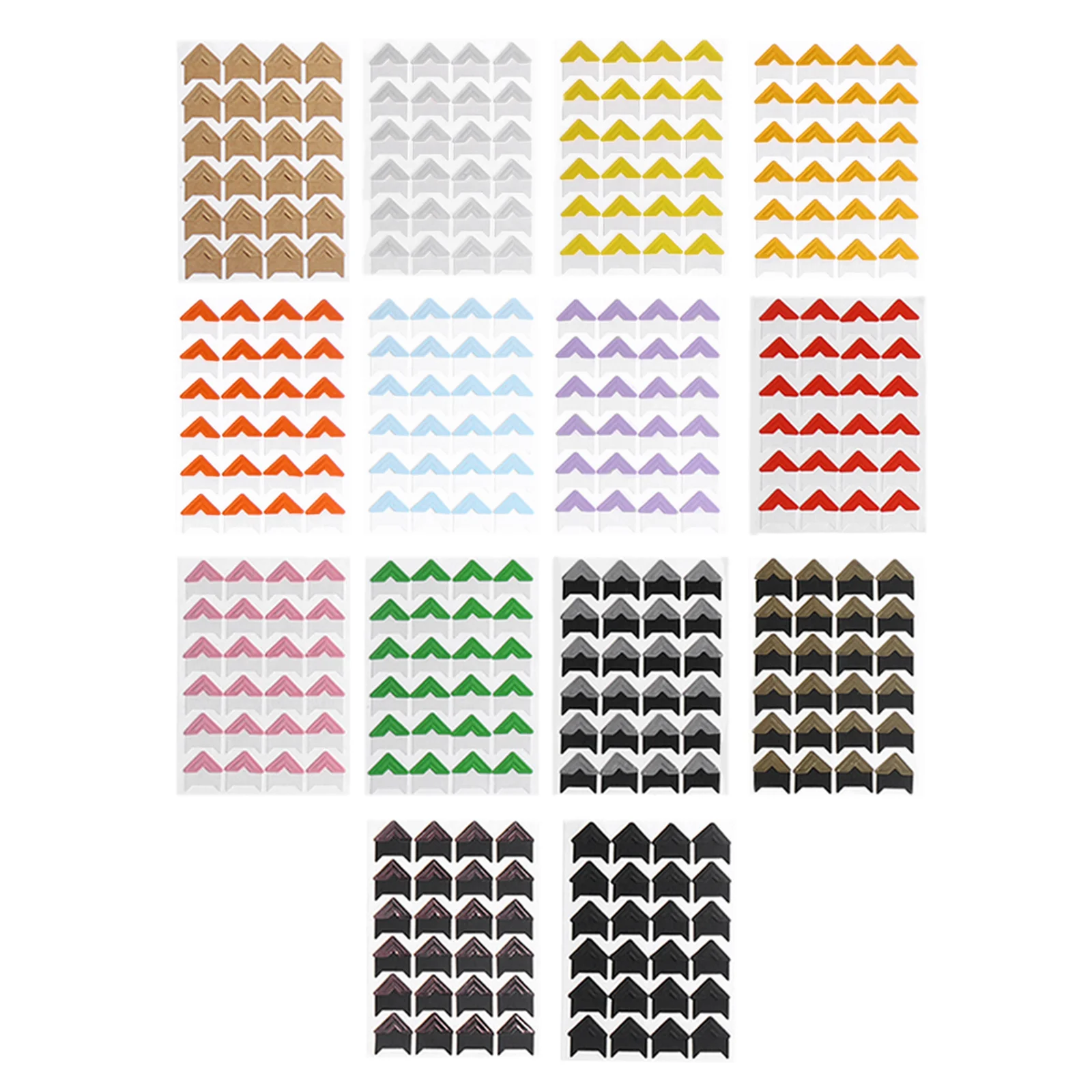 28 Sheets Stickers Photo Album Paper Picture Adhesive Corners Diary
28 Sheets Stickers Photo Album Paper Picture Adhesive Corners Diary