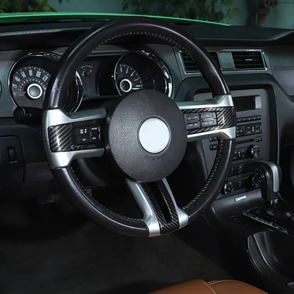 Car Steering Wheel Cover Sticker Trim for Ford Mustang 2009 2010 2011 2012 2013 Interior AccessoriesJADD
Car Steering Wheel Cover Sticker Trim for Ford Mustang 2009 2010 2011 2012 2013 Interior AccessoriesJADD