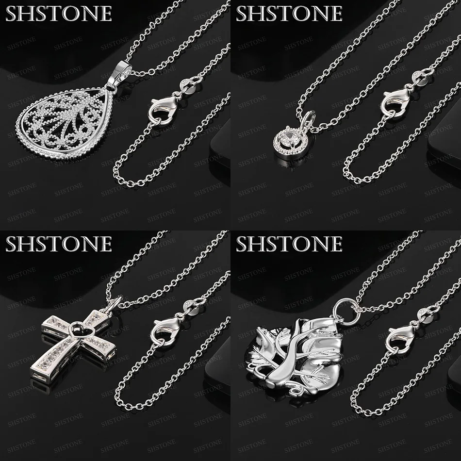Luxury 925 Sterling Silver 16-30 Inch Chain Tree Round Zircon Cross Water Drop Pendant Necklace High Jewelry Birthday Party Gift
Luxury 925 Sterling Silver 16-30 Inch Chain Tree Round Zircon Cross Water Drop Pendant Necklace High Jewelry Birthday Party Gift