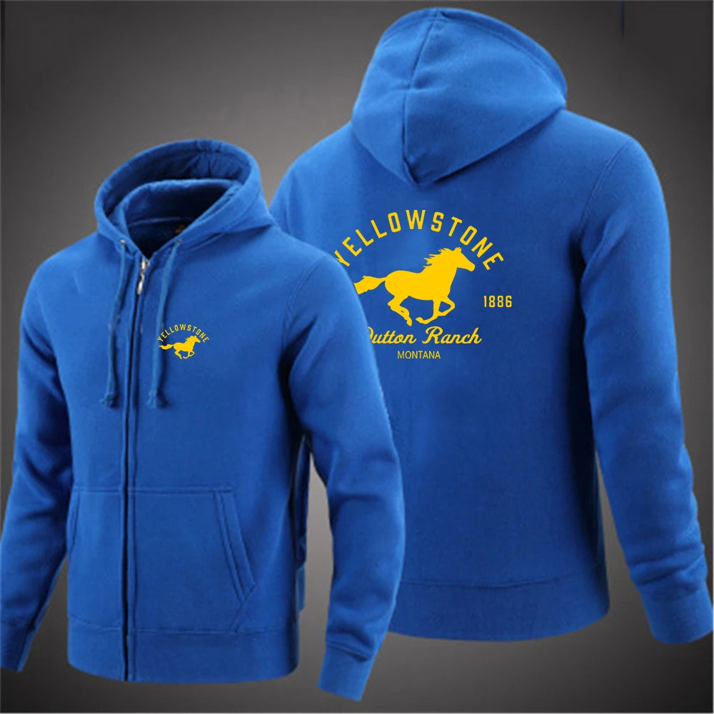 2025 Personality Pullover Hoodies Spring And Autumn Fashion Hooded Jacket Men's Hot Yellowstone Dutton Logo Print Zipper Coat
2025 Personality Pullover Hoodies Spring And Autumn Fashion Hooded Jacket Men's Hot Yellowstone Dutton Logo Print Zipper Coat