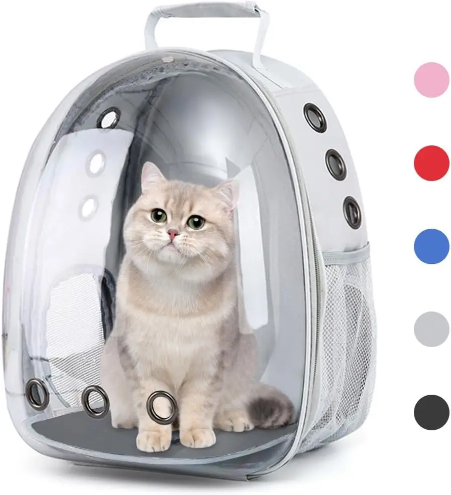 Pet Backpack Carrier with Harness Backpack with Bubble Clear Front for Cats, Small Dogs, Bunnies etc with Harness Included, P
Pet Backpack Carrier with Harness Backpack with Bubble Clear Front for Cats, Small Dogs, Bunnies etc with Harness Included, P