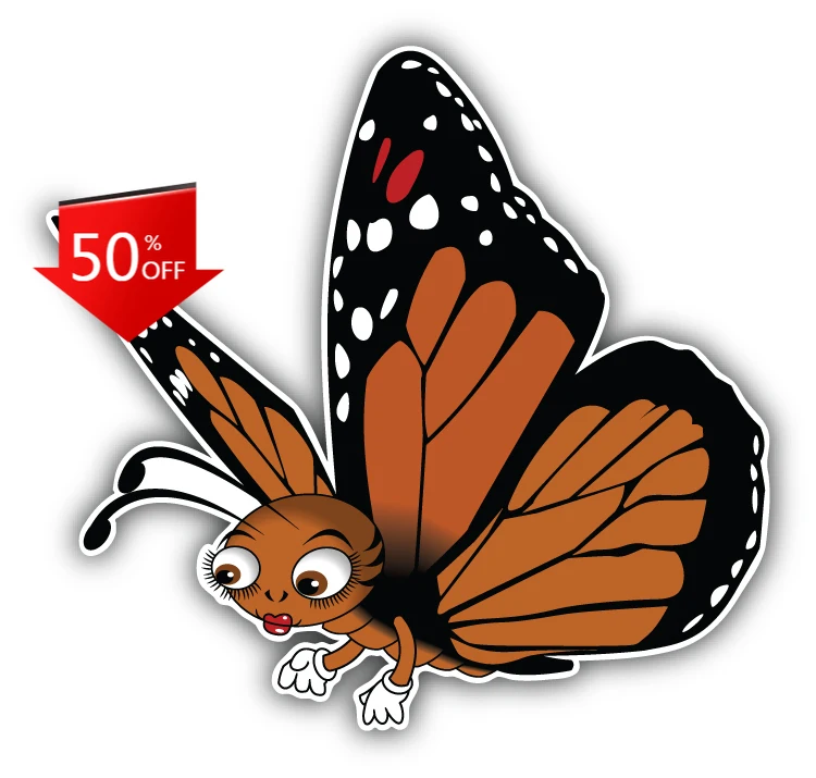 Butterfly Cartoon Funny Car Laptop Window Bumper Waterproof Vinyl Decal Decoration Cute Funny Vintage Retro Retro Retro
Butterfly Cartoon Funny Car Laptop Window Bumper Waterproof Vinyl Decal Decoration Cute Funny Vintage Retro Retro Retro
