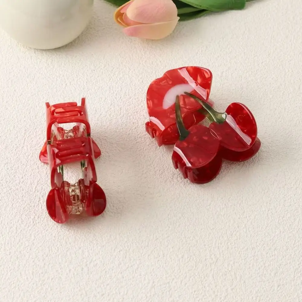 Creative Korean Style Cherry Hair Claw Sweet Cute Fruit Gripper Red Acetic Acid Geometry Shark Clip Female
Creative Korean Style Cherry Hair Claw Sweet Cute Fruit Gripper Red Acetic Acid Geometry Shark Clip Female