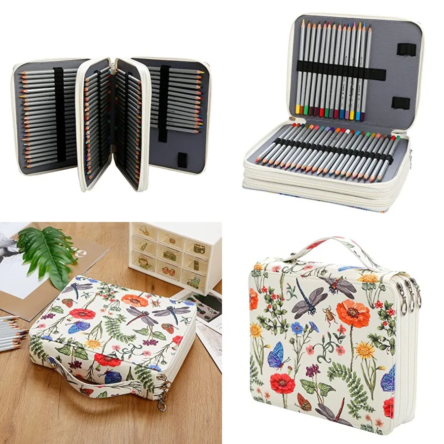 Portable Colored 120 Slots Pencil case Organizer with Printing Pattern for Watercolor Pencils Pencil Case Organizer for Artist
Portable Colored 120 Slots Pencil case Organizer with Printing Pattern for Watercolor Pencils Pencil Case Organizer for Artist