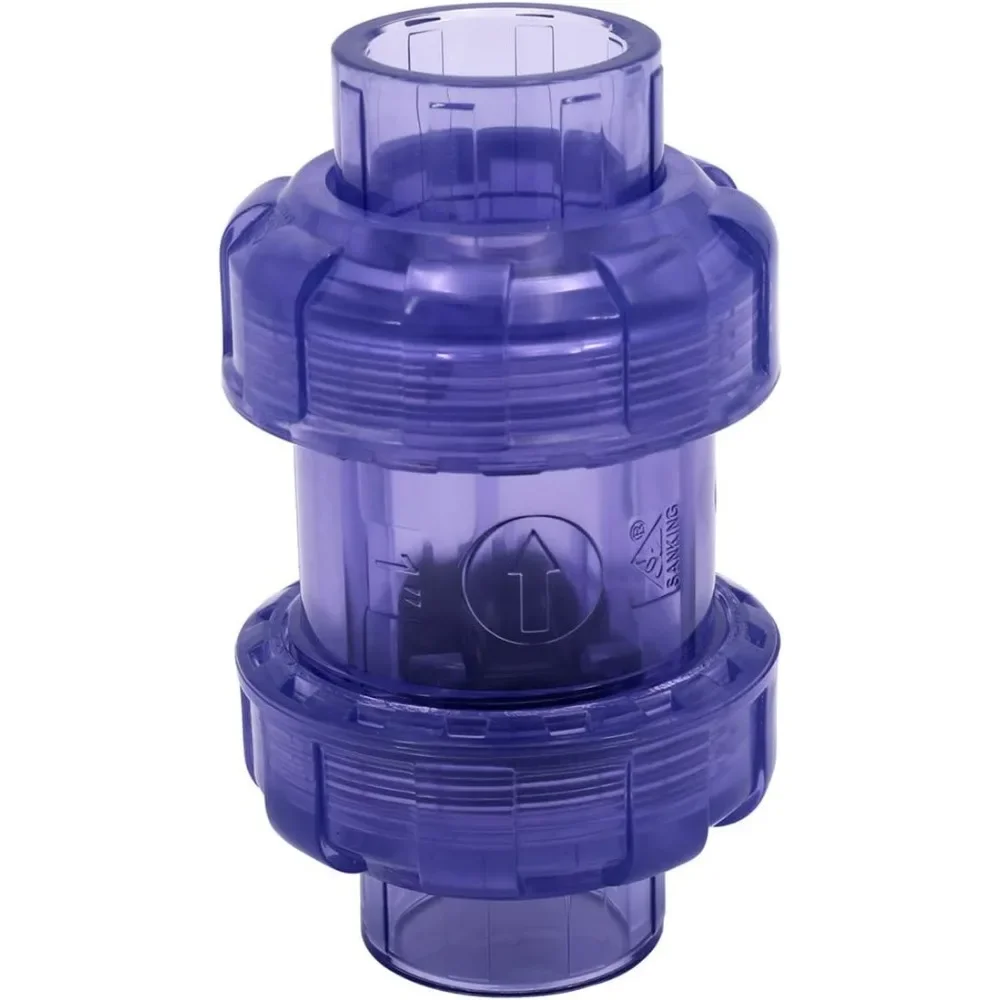 One Inch Slip Socket True Union Swing Check Valve Full Port Backflow Prevention
One Inch Slip Socket True Union Swing Check Valve Full Port Backflow Prevention