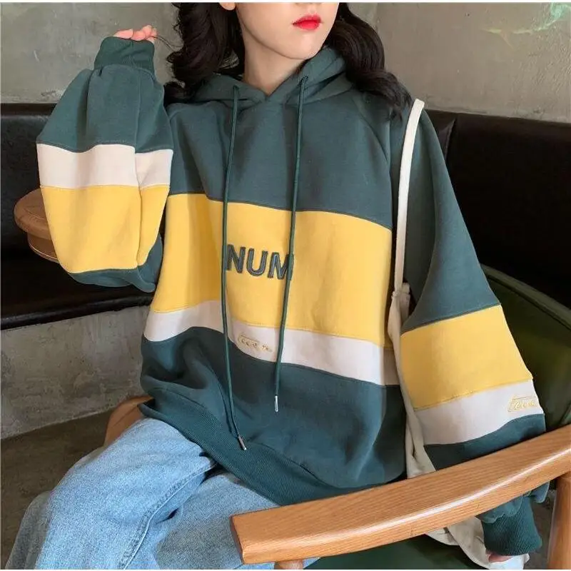 Women's Fleece Lined Hoodie Loose Fit Korean Style Student Couple Top Autumn Winter New Arrival Southeast Asia
Women's Fleece Lined Hoodie Loose Fit Korean Style Student Couple Top Autumn Winter New Arrival Southeast Asia