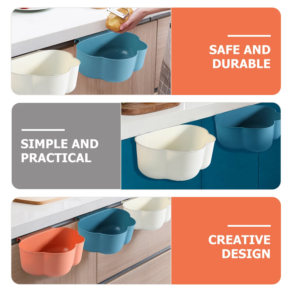 3Pcs Garbage Bin Under Sink Hanging Kitchen Trash Can Space Saving Waste Container for Food Scraps Reusable Plastic Organizer
3Pcs Garbage Bin Under Sink Hanging Kitchen Trash Can Space Saving Waste Container for Food Scraps Reusable Plastic Organizer