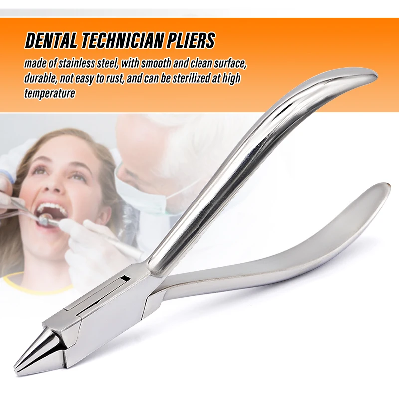 1pc Dental Forceps Stainless Steel Dentistry Instrument Three-Prong Forcep for Shaping and Bending Steel Wire
1pc Dental Forceps Stainless Steel Dentistry Instrument Three-Prong Forcep for Shaping and Bending Steel Wire