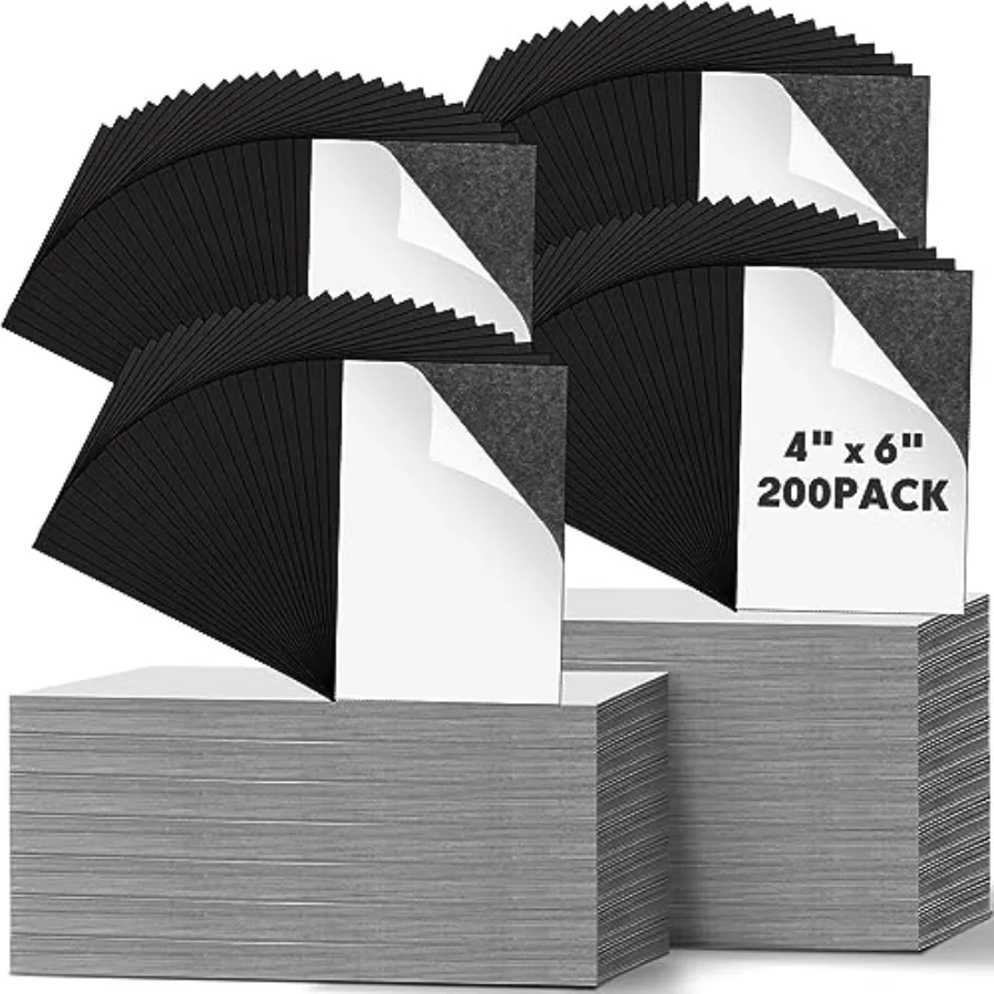 Adhesive Magnetic Sheets with Adhesive Backing Cuttable Magnetic Paper Stickers Fleible Peel and Stick for Picture Crafts Die S
Adhesive Magnetic Sheets with Adhesive Backing Cuttable Magnetic Paper Stickers Fleible Peel and Stick for Picture Crafts Die S