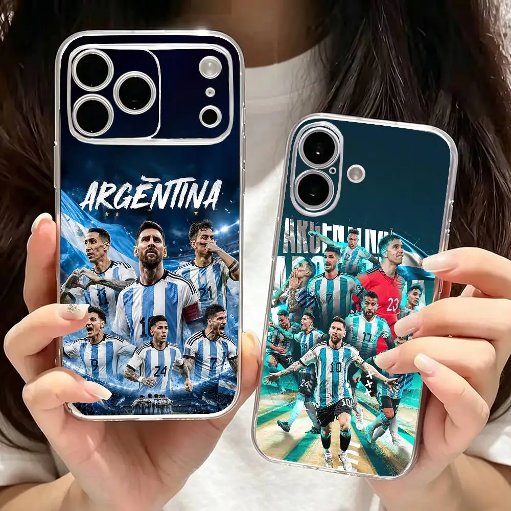 For A-Argentina-Team Phone Case For iPhone 17 16 15 14 13 12 11 Mini Pro Max Plus Transparent Cover
For A-Argentina-Team Phone Case For iPhone 17 16 15 14 13 12 11 Mini Pro Max Plus Transparent Cover