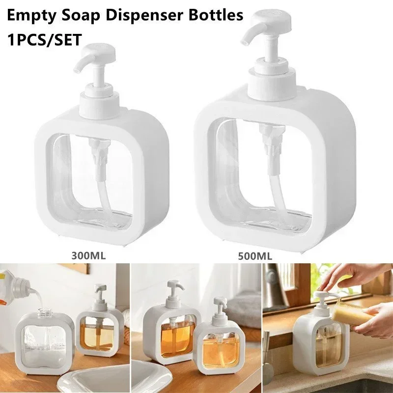 1PC Empty Hand Sanitizer Dispenser Bottles Kitchen Bathroom Refillable Shampoo Shower Gel Liquid Transparent Bottles
1PC Empty Hand Sanitizer Dispenser Bottles Kitchen Bathroom Refillable Shampoo Shower Gel Liquid Transparent Bottles