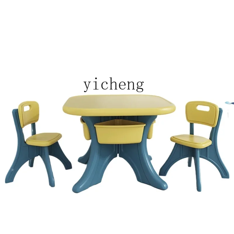 Tqh Kindergarten Baby Study Table Children's Tables and Chairs Suit Writing Toy Game Table Chair Combination
Tqh Kindergarten Baby Study Table Children's Tables and Chairs Suit Writing Toy Game Table Chair Combination