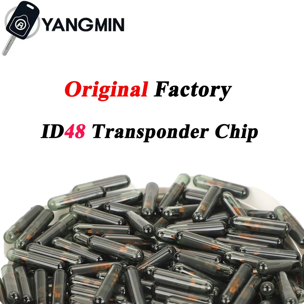 YANGMIN Original Factory ID48 Transponder Chip Car Key Blank OEM Auto Glass ID 48 Can Megamos Unlock Chips Lots
YANGMIN Original Factory ID48 Transponder Chip Car Key Blank OEM Auto Glass ID 48 Can Megamos Unlock Chips Lots