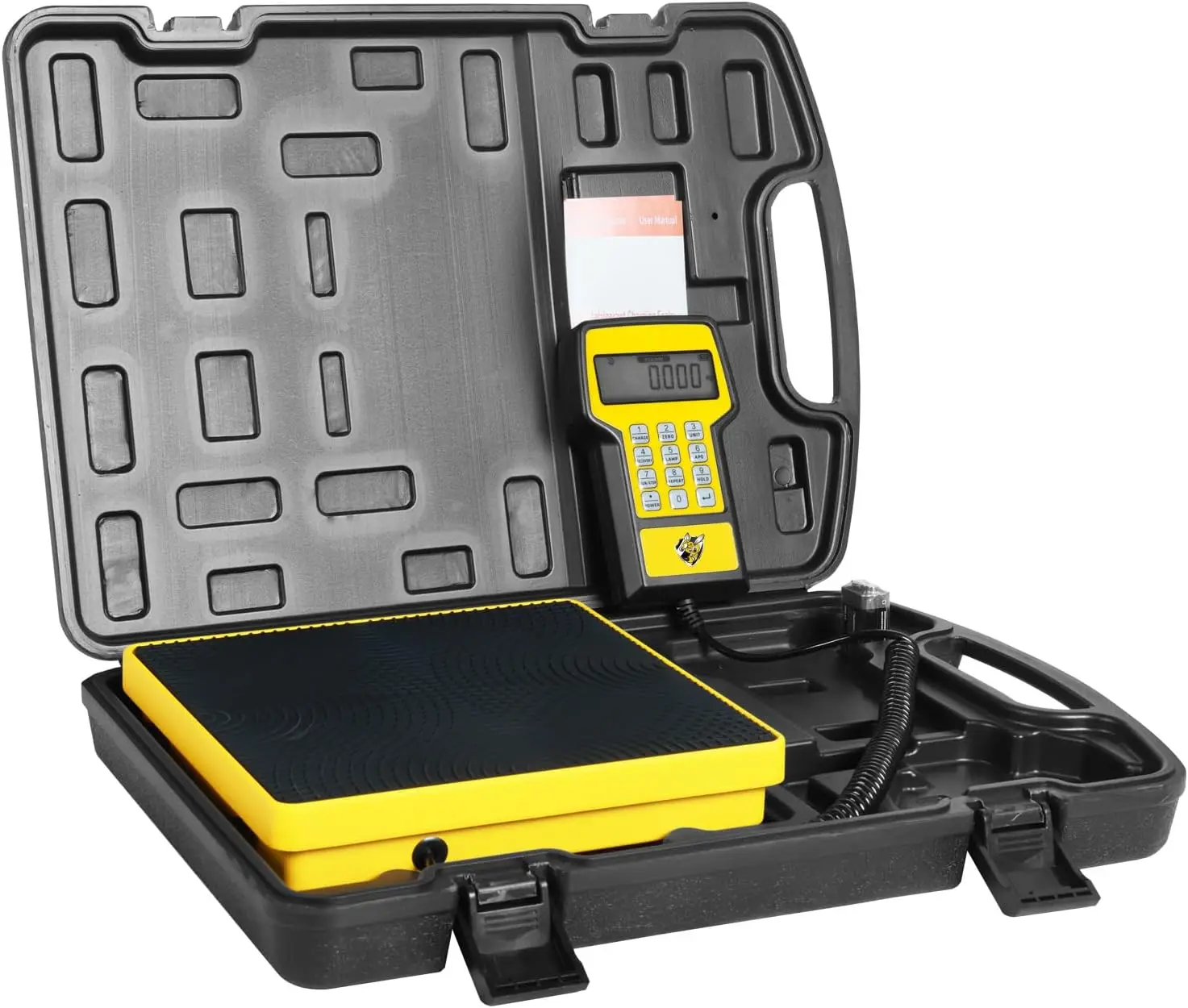 High Precision Programmable HVAC Refrigerant Charging Scale 220 LBS with Portable Case for All Recovery Tanks
High Precision Programmable HVAC Refrigerant Charging Scale 220 LBS with Portable Case for All Recovery Tanks