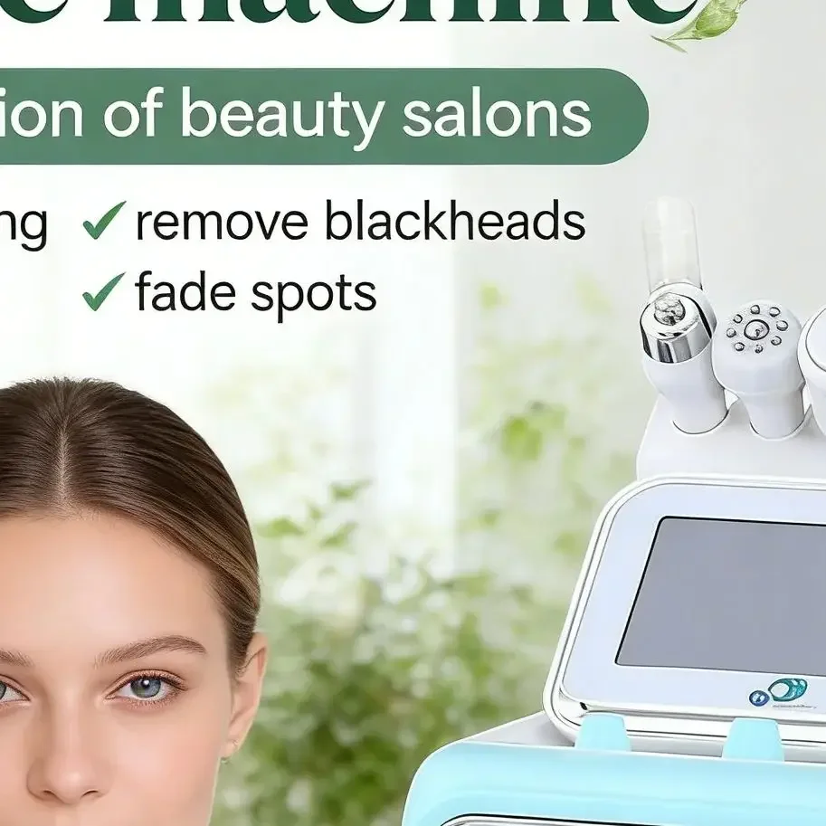 Многофункциональный аппарат для гидропилинга 7-в-1: глубокое очищение, лифтинг кожи, кислородно-водный спрей, пузырьковый SPA, увлажнение и отшелушивание
Многофункциональный аппарат для гидропилинга 7-в-1: глубокое очищение, лифтинг кожи, кислородно-водный спрей, пузырьковый SPA, увлажнение и отшелушивание