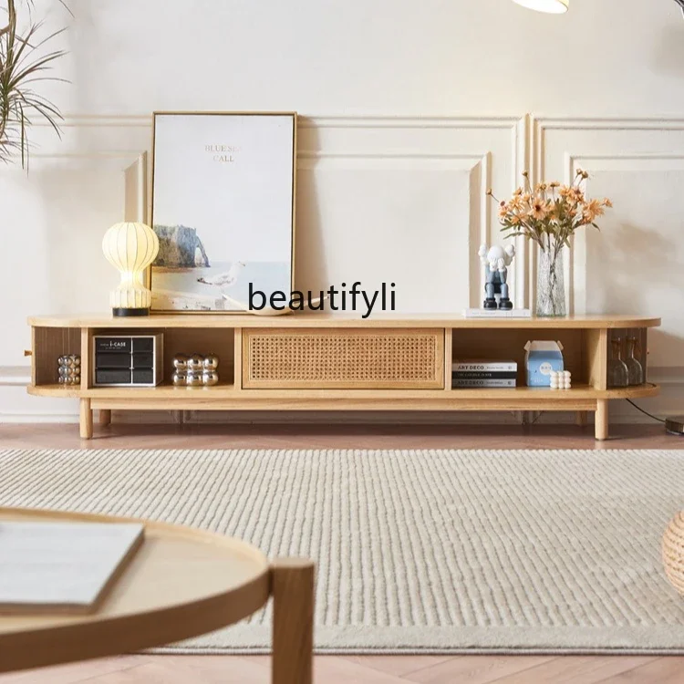 A4567 Vintage Rattan TV Cabinet White Ash Wood Home Small Apartment Japanese Living Room Solid Wood Rolling Door Audiovisual Cab
A4567 Vintage Rattan TV Cabinet White Ash Wood Home Small Apartment Japanese Living Room Solid Wood Rolling Door Audiovisual Cab