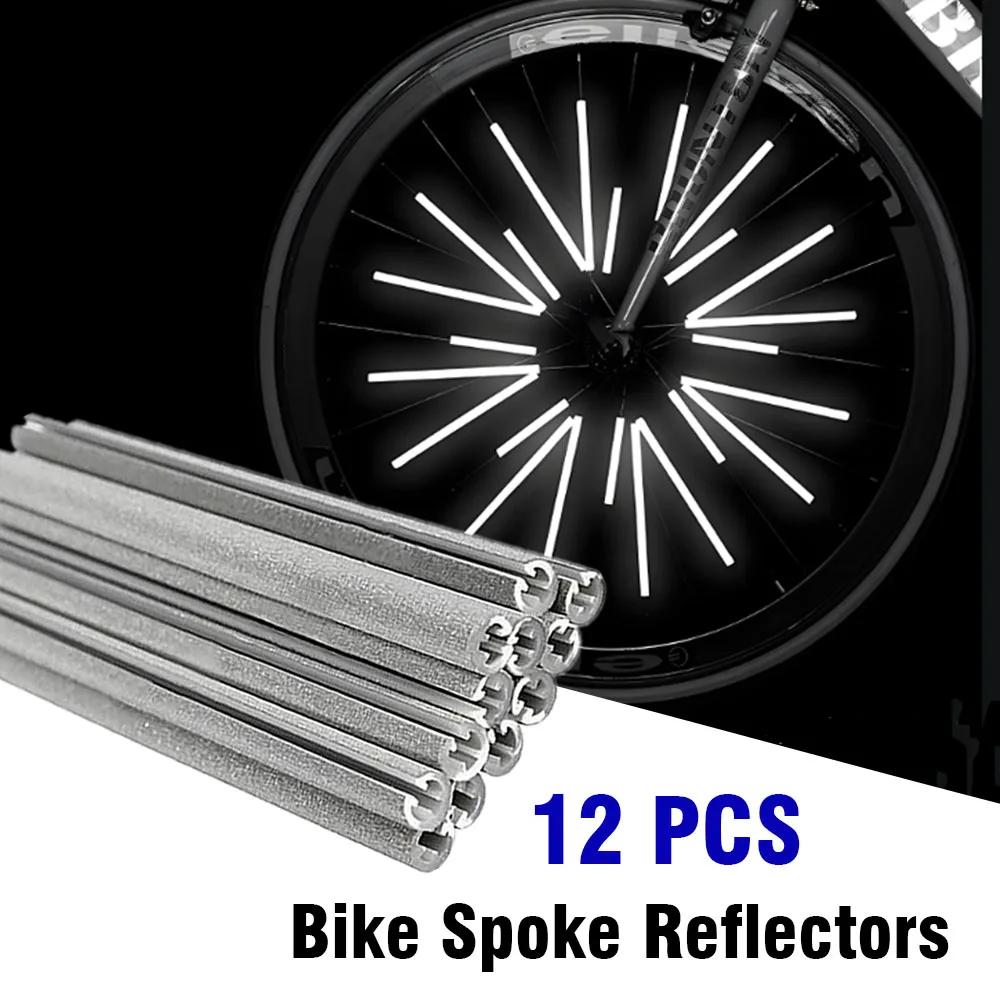 12pcs Bicycle Spoke Reflectors Universal Wheel Reflective Strips for Mountain Bike/Road Cycling Easy Install Spoke Night Safety
12pcs Bicycle Spoke Reflectors Universal Wheel Reflective Strips for Mountain Bike/Road Cycling Easy Install Spoke Night Safety