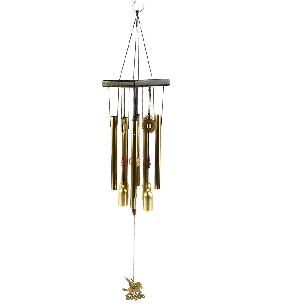 Gift Wind Chimes Ornaments Balcony Hanging Metal Tubes Outdoor Yard Garden Home Decoration Noisemaker Gold Durable
Gift Wind Chimes Ornaments Balcony Hanging Metal Tubes Outdoor Yard Garden Home Decoration Noisemaker Gold Durable