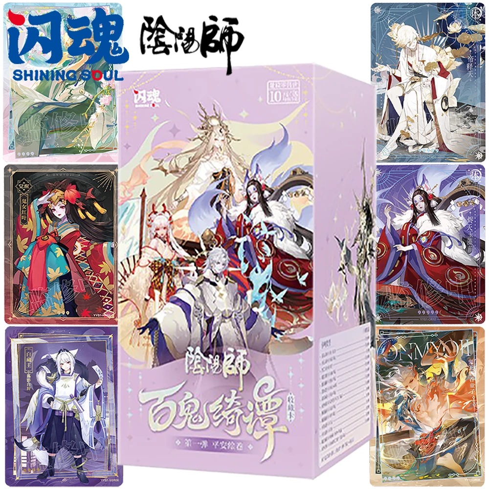 New Genuine Shining Soul Onmyoji Collection Cards Classic Turn Based RPG Game Fans Love Classic Characters High Quality Cards
New Genuine Shining Soul Onmyoji Collection Cards Classic Turn Based RPG Game Fans Love Classic Characters High Quality Cards