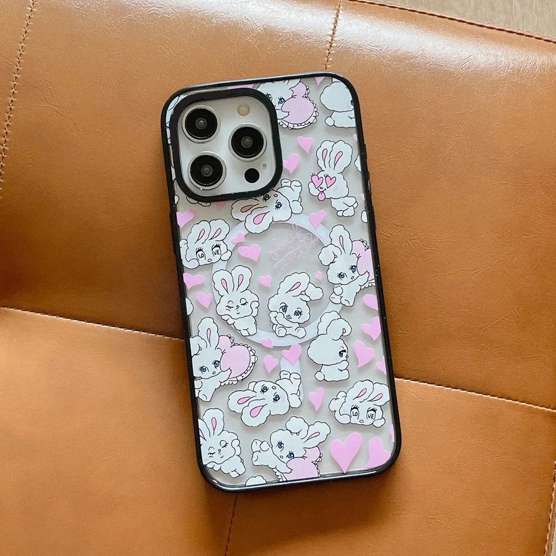 2.0 Acrylic Upgrade Border MagSafe Heart Rabbit Phone Case Cover for IPhone 11 12 13 14 15 16 Pro Max Case
2.0 Acrylic Upgrade Border MagSafe Heart Rabbit Phone Case Cover for IPhone 11 12 13 14 15 16 Pro Max Case