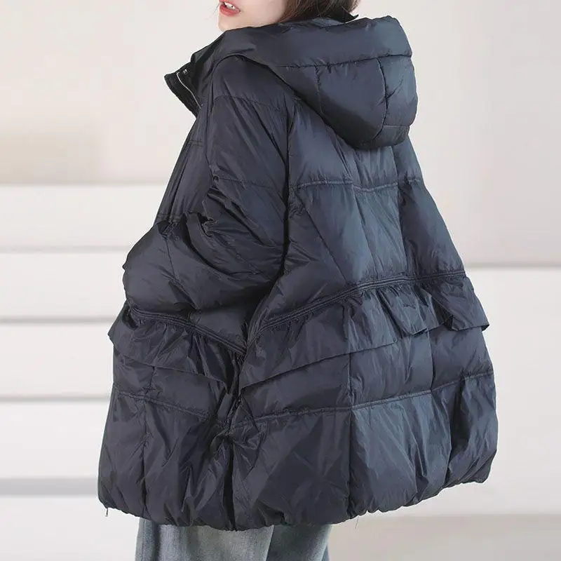 Белая женская верхняя одежда Du down Jaet Faion Thiened средней длины, корейская одежда на молнии из полиэфирного волокна для поездок на работу
Белая женская верхняя одежда Du down Jaet Faion Thiened средней длины, корейская одежда на молнии из полиэфирного волокна для поездок на работу