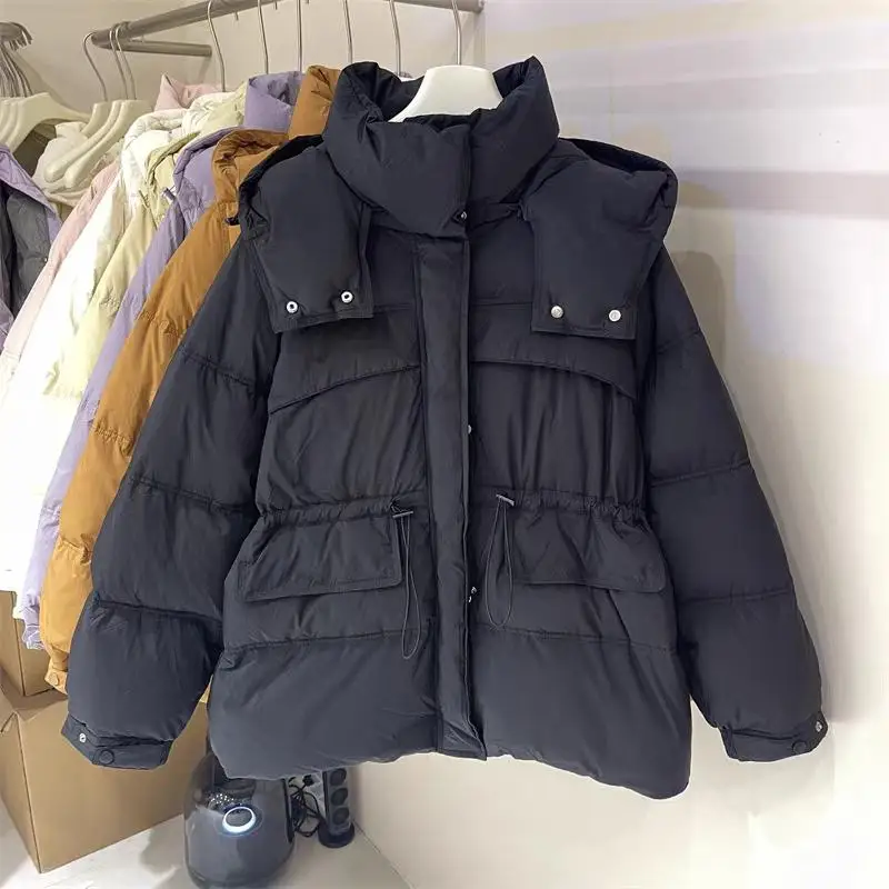 Short Duck down Jacket Women's Winter Clothes New Korean Loose Casual Hooded Slimming Thickened Outerwear Warm Zipper Closure
Short Duck down Jacket Women's Winter Clothes New Korean Loose Casual Hooded Slimming Thickened Outerwear Warm Zipper Closure