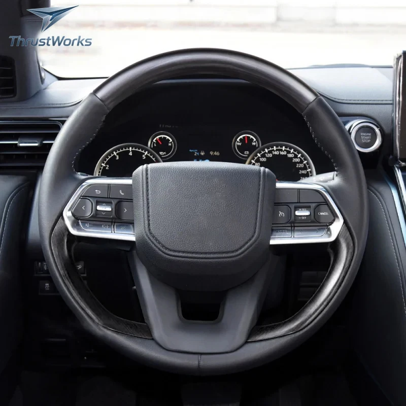 ThrustWorks Best Sellinultifunction Leather Peach Wood Car Steering Wheel 200 LC300 New
ThrustWorks Best Sellinultifunction Leather Peach Wood Car Steering Wheel 200 LC300 New