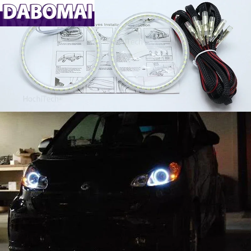 Super Bright White Color 3528 SMD Led Angel Eyes Kit Daytime Running Light DRL for Smart Fortwo W451 Mk2 2008 - 2014
Super Bright White Color 3528 SMD Led Angel Eyes Kit Daytime Running Light DRL for Smart Fortwo W451 Mk2 2008 - 2014