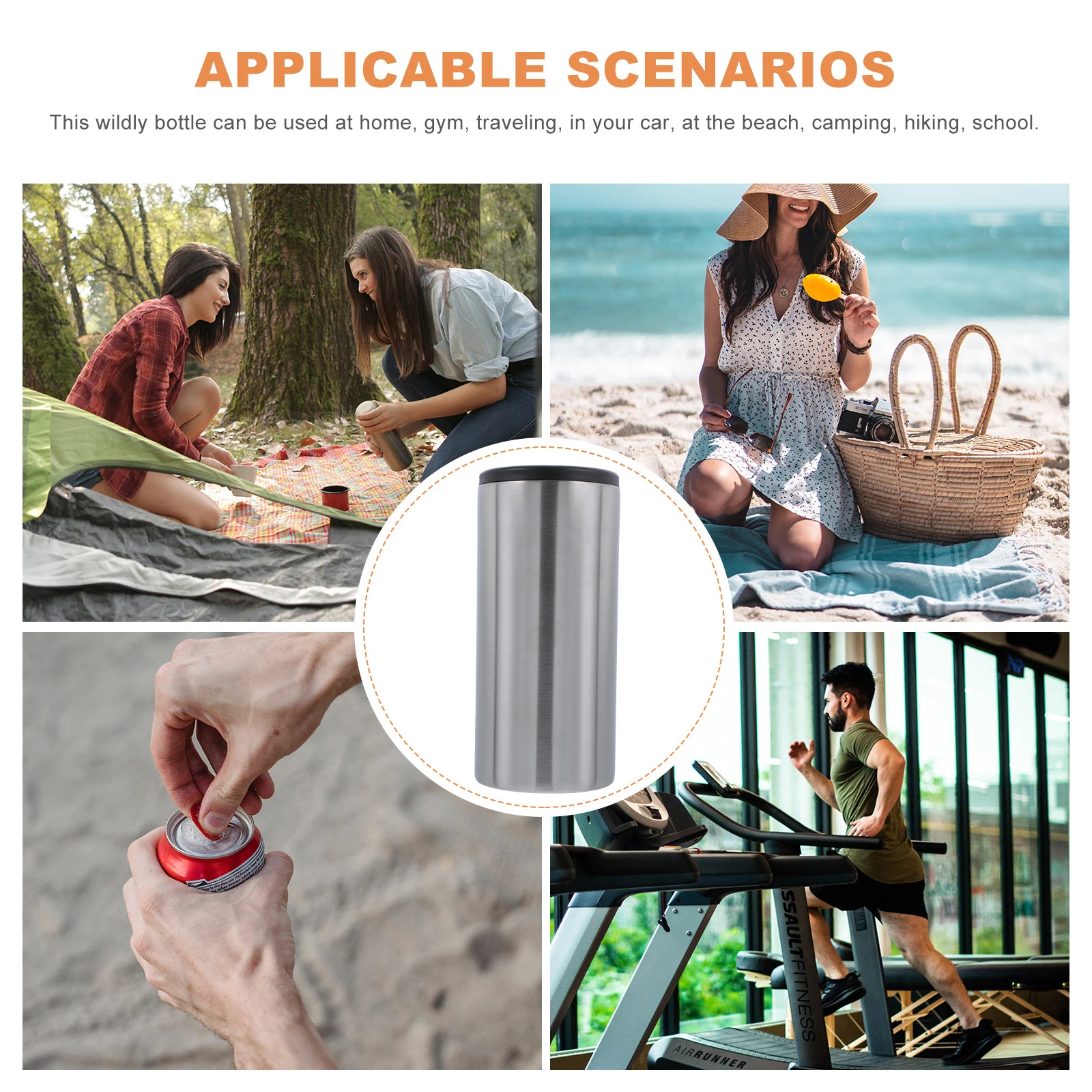 Чашка из нержавеющей стали, изолятор для напитков, уличный держатель для пива, холода, вакуумная крышка для бутылки, путешествия, пеший туризм, спортивный подарок
Чашка из нержавеющей стали, изолятор для напитков, уличный держатель для пива, холода, вакуумная крышка для бутылки, путешествия, пеший туризм, спортивный подарок