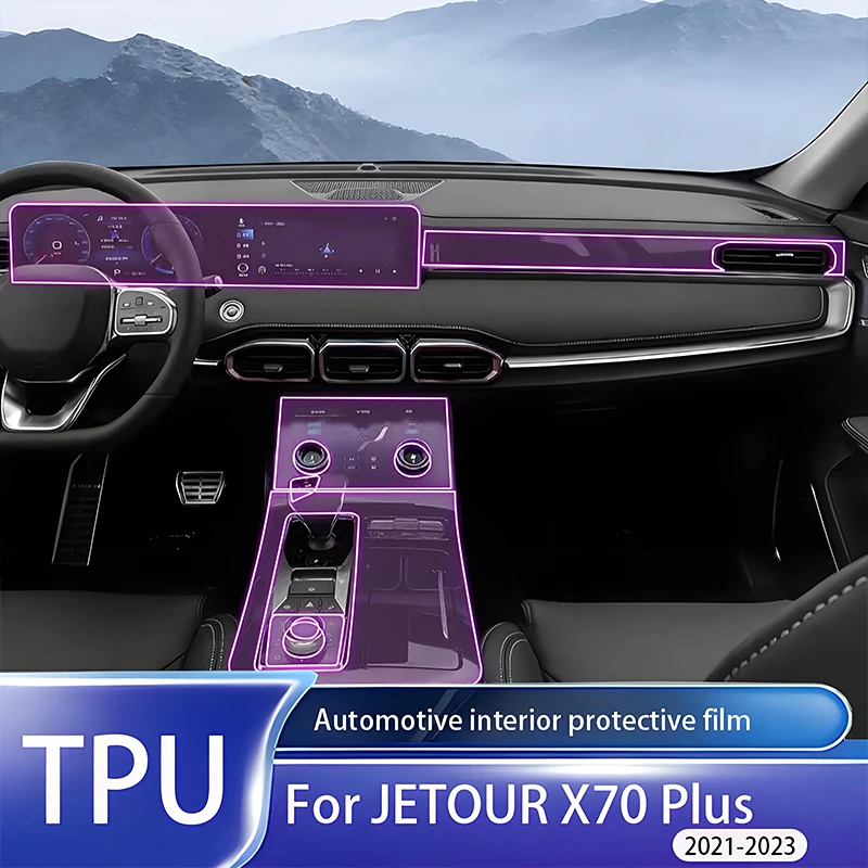 Suitable for 2021-2023 Jetour X70 series and MastaEV interior protective film - durable TPU scratch resistant film
Suitable for 2021-2023 Jetour X70 series and MastaEV interior protective film - durable TPU scratch resistant film