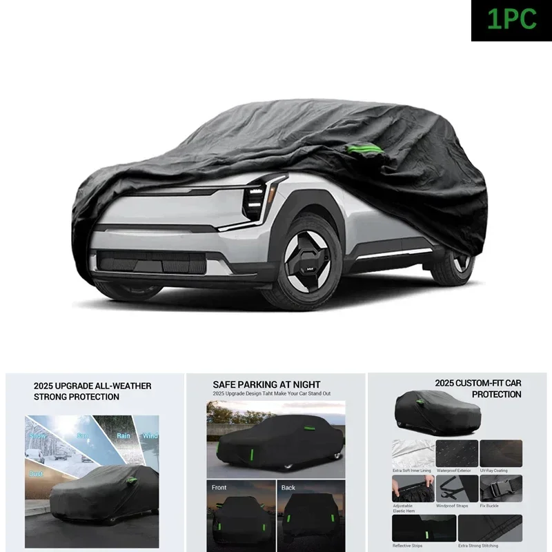 Car Cover Custom Fit Waterproof All Weather for Automobiles Rain Snow Sun Protector Indoor Outdoor For Kia EV9 2024 2025
Car Cover Custom Fit Waterproof All Weather for Automobiles Rain Snow Sun Protector Indoor Outdoor For Kia EV9 2024 2025