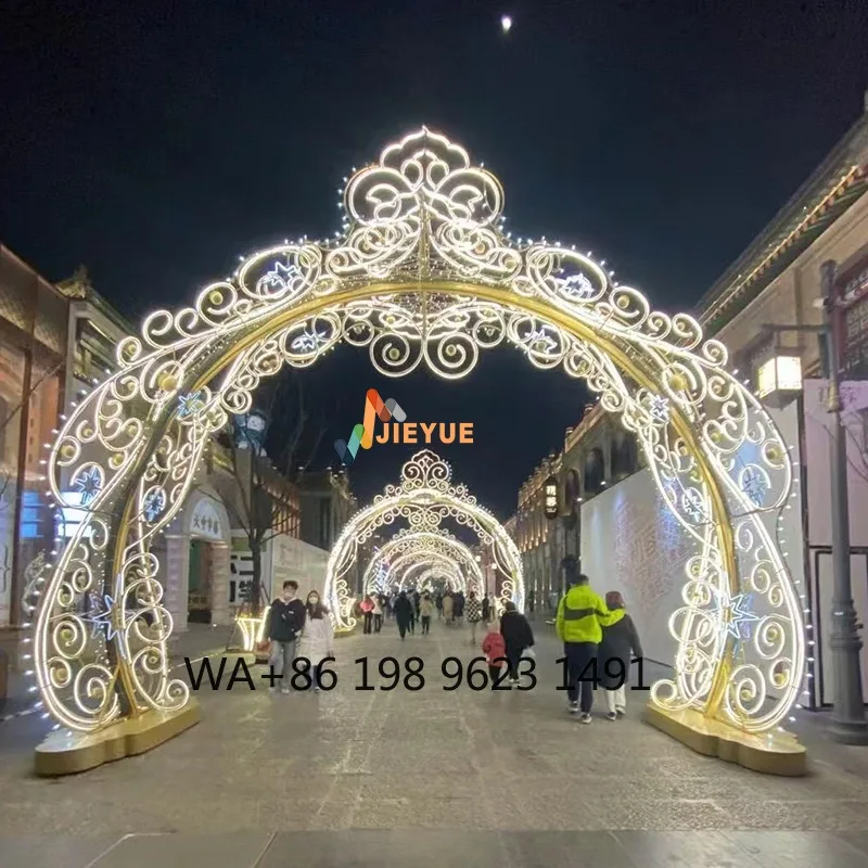 IP65 3D Arch Sculpture Light Custom Outdoor Landscape Christmas Wedding Commercial Event Decor Lighting
IP65 3D Arch Sculpture Light Custom Outdoor Landscape Christmas Wedding Commercial Event Decor Lighting