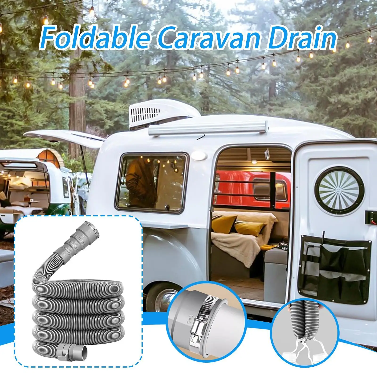 RV Hose Sewer Sewage Drain Hose Vehicle Waste Pipe for Truck Outdoor Motorhome Camping RV Trailer Travel Vehicle
RV Hose Sewer Sewage Drain Hose Vehicle Waste Pipe for Truck Outdoor Motorhome Camping RV Trailer Travel Vehicle
