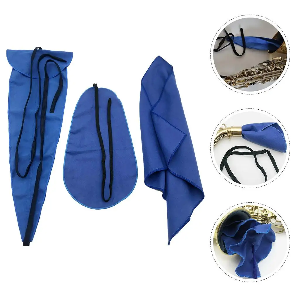 3 Pcs Universal Saxophone Cleaning Cloth for Alto Tenor Sax Musical Instruments Blue Soft Material Accessories
3 Pcs Universal Saxophone Cleaning Cloth for Alto Tenor Sax Musical Instruments Blue Soft Material Accessories