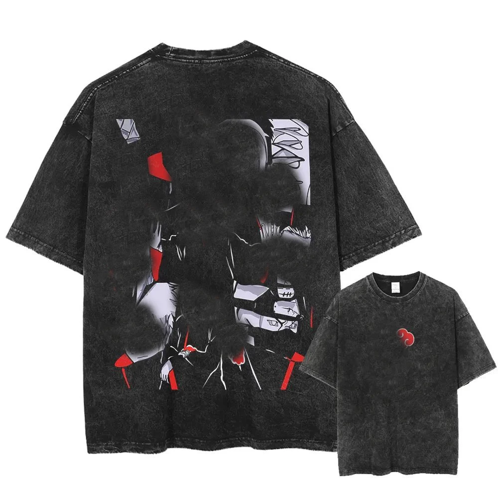 2025 Men Streetwear Summer Washed Vintage Black T-shirt Cartoon Anime Graphic Print T-Shirt Fashion Cotton Top Tee Unisex
2025 Men Streetwear Summer Washed Vintage Black T-shirt Cartoon Anime Graphic Print T-Shirt Fashion Cotton Top Tee Unisex