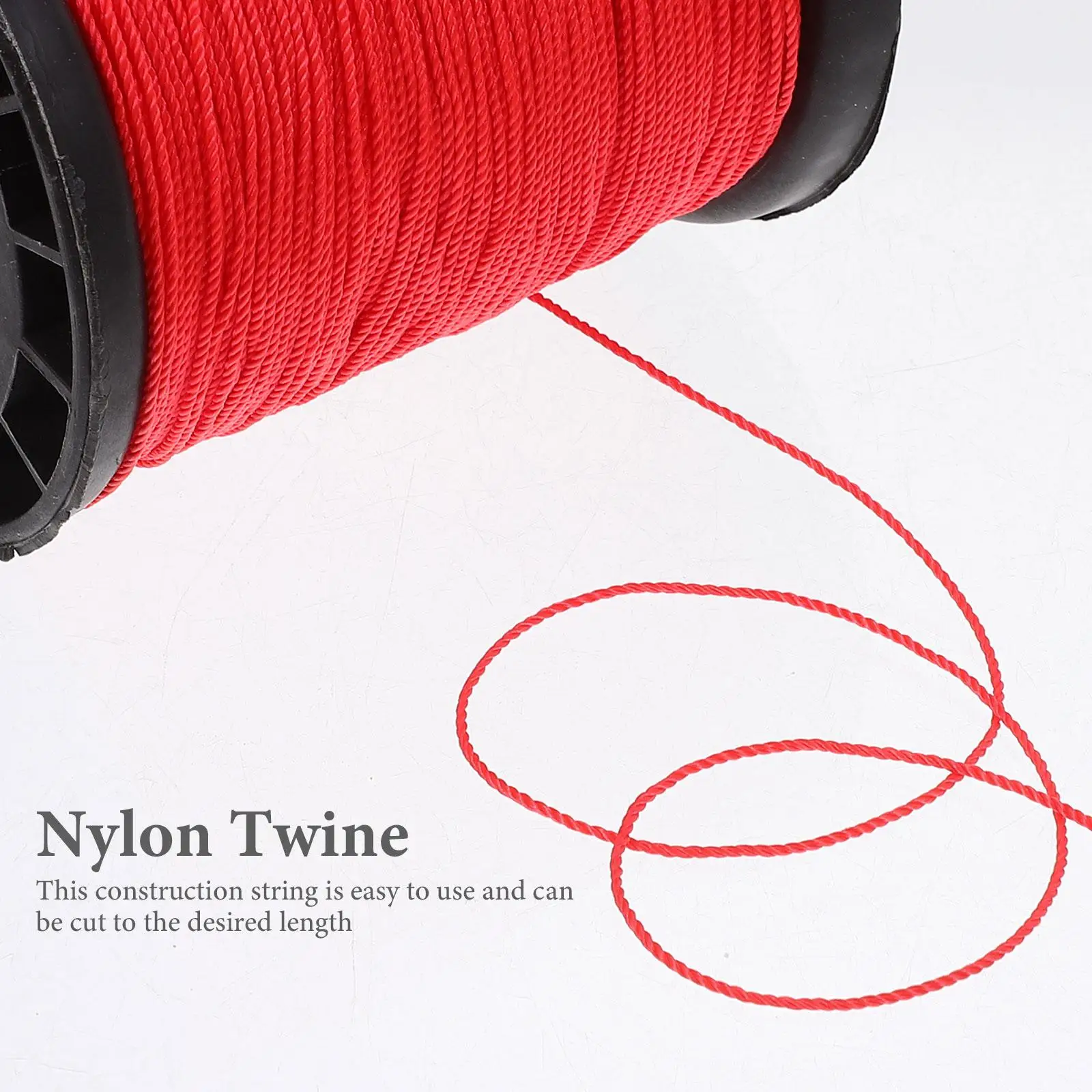 2 Rolls Red Nylon Thread 0.195kg Construction Tools Masonry Building Lines Durable Twine Gardening Accessories
2 Rolls Red Nylon Thread 0.195kg Construction Tools Masonry Building Lines Durable Twine Gardening Accessories
