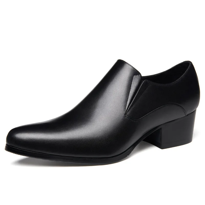 Leather Men Dress Shoes High Heel British Mens Elevator Business Shoes Wedding Party Male Oxford Footwear Increasing 5CM Heels
Leather Men Dress Shoes High Heel British Mens Elevator Business Shoes Wedding Party Male Oxford Footwear Increasing 5CM Heels