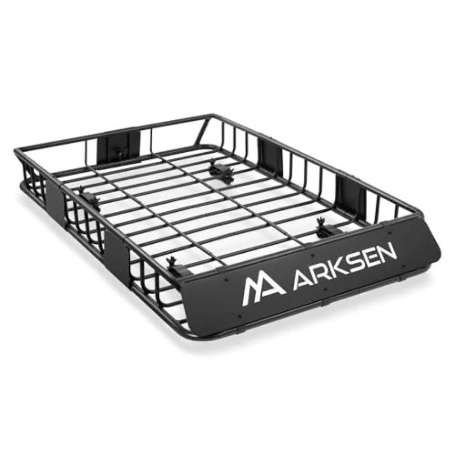 54 x 34 x 6 Inch Universal Roof Rack with Extension 150 LBS Heavy Duty Capacity Rooftop Cargo Basket for SUV Truck RV Pickup Bl
54 x 34 x 6 Inch Universal Roof Rack with Extension 150 LBS Heavy Duty Capacity Rooftop Cargo Basket for SUV Truck RV Pickup Bl