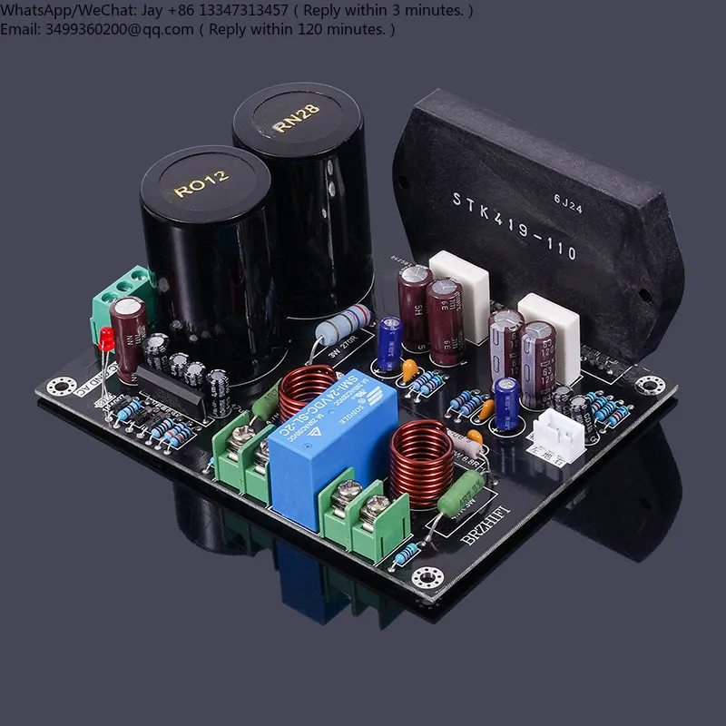 High Low Voltage Supply Class H STK419-110 Thick Film 2-Channel Power Amplifier Circuit High Power HIFI Finished Board
High Low Voltage Supply Class H STK419-110 Thick Film 2-Channel Power Amplifier Circuit High Power HIFI Finished Board