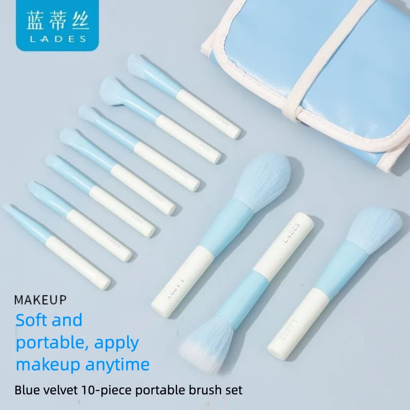Landis 10-piece Mini Makeup Full Set Ultra-soft Portable Eyeshadow Concealer Blush Nose Shadow Brush For Beginners
Landis 10-piece Mini Makeup Full Set Ultra-soft Portable Eyeshadow Concealer Blush Nose Shadow Brush For Beginners