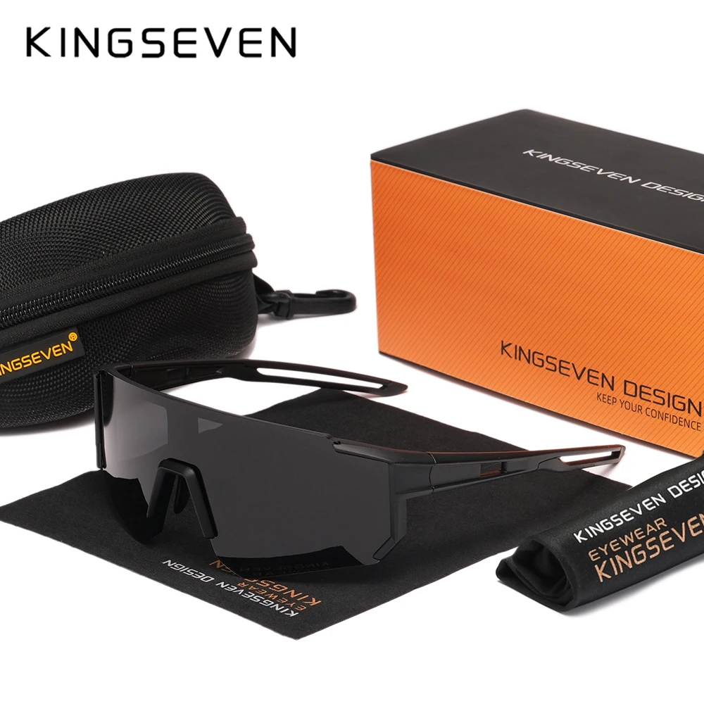 KINGSEVEN новые модные велосипедные солнцезащитные очки для мужчин/женщин, спортивные на открытом воздухе, поляризационные очки UV400 с антибликовыми линзами, очки для рыбалки и велосипеда
KINGSEVEN новые модные велосипедные солнцезащитные очки для мужчин/женщин, спортивные на открытом воздухе, поляризационные очки UV400 с антибликовыми линзами, очки для рыбалки и велосипеда