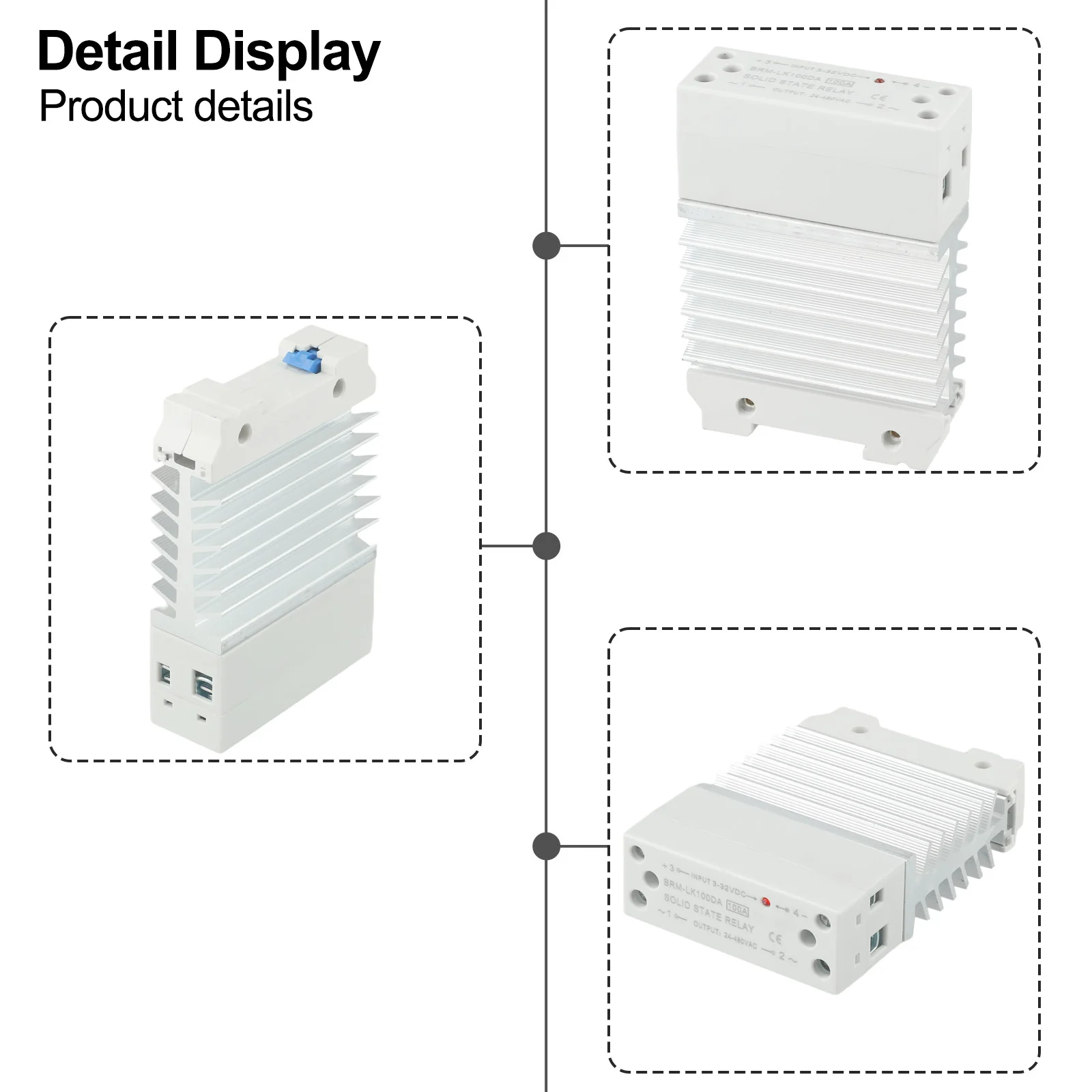 35MM Rail Installation Relay 100A DC Control AC Relay Heat Dissipation Integrated High Sensitivity For Industrial Automation
35MM Rail Installation Relay 100A DC Control AC Relay Heat Dissipation Integrated High Sensitivity For Industrial Automation