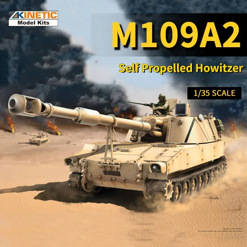 KINETIC K61006 сборная модель танка, масштаб 1/35, M109A2, самоходная гаубица, наборы моделей для мальчиков, военная модель, хобби, игрушки «сделай сам»
KINETIC K61006 сборная модель танка, масштаб 1/35, M109A2, самоходная гаубица, наборы моделей для мальчиков, военная модель, хобби, игрушки «сделай сам»