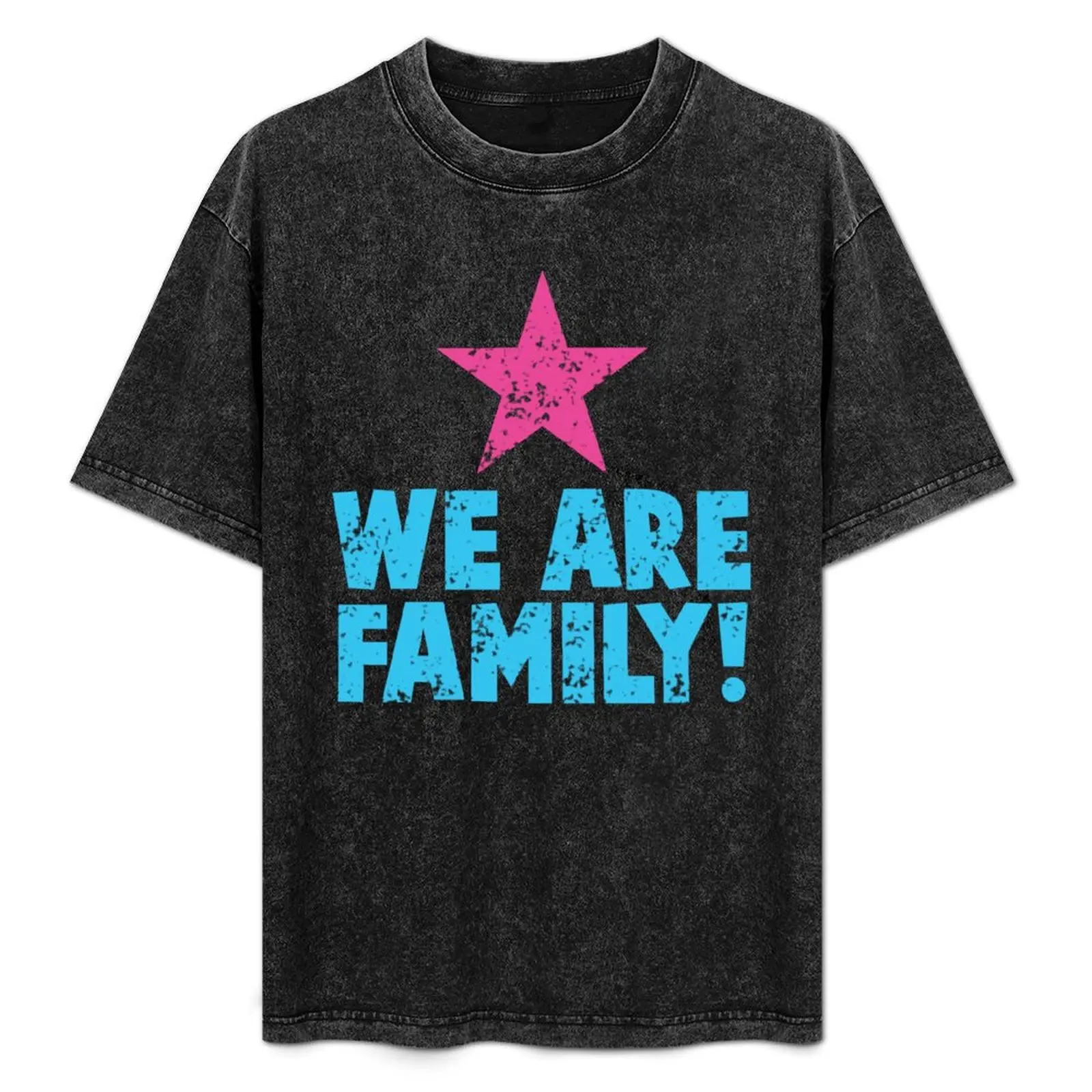 WE ARE FAMILY! with pink star T-Shirt Basic Solid Tee for Daily Use
WE ARE FAMILY! with pink star T-Shirt Basic Solid Tee for Daily Use