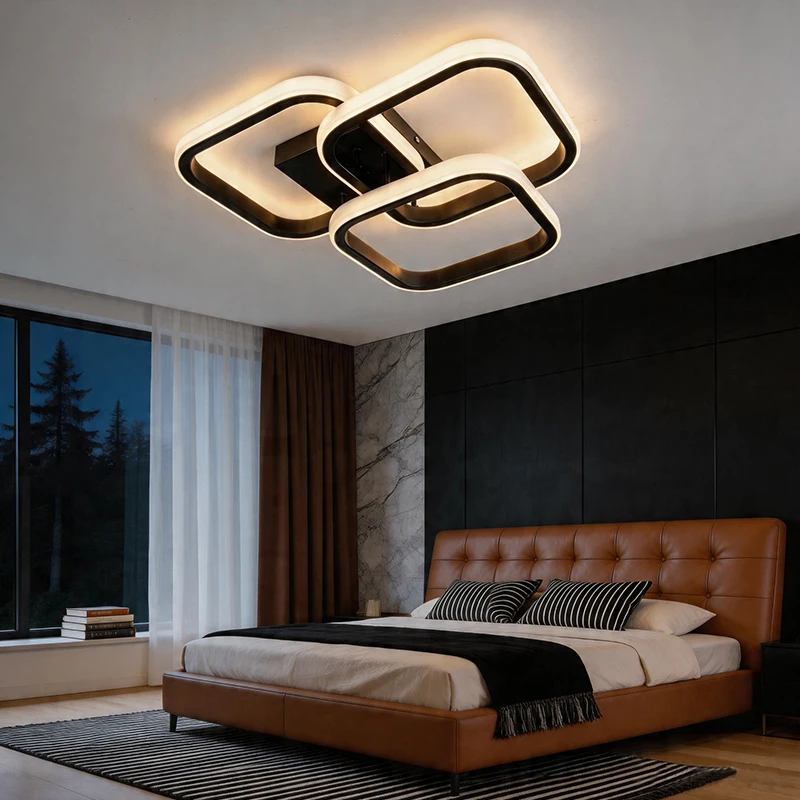 LED Ceiling Lamp Black White for Bedroom Living Room Corridor Balcony Aisle Decoration Indoor Chandelier Light Modern 90-220V
LED Ceiling Lamp Black White for Bedroom Living Room Corridor Balcony Aisle Decoration Indoor Chandelier Light Modern 90-220V